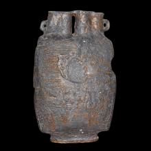 Important vase en cramique